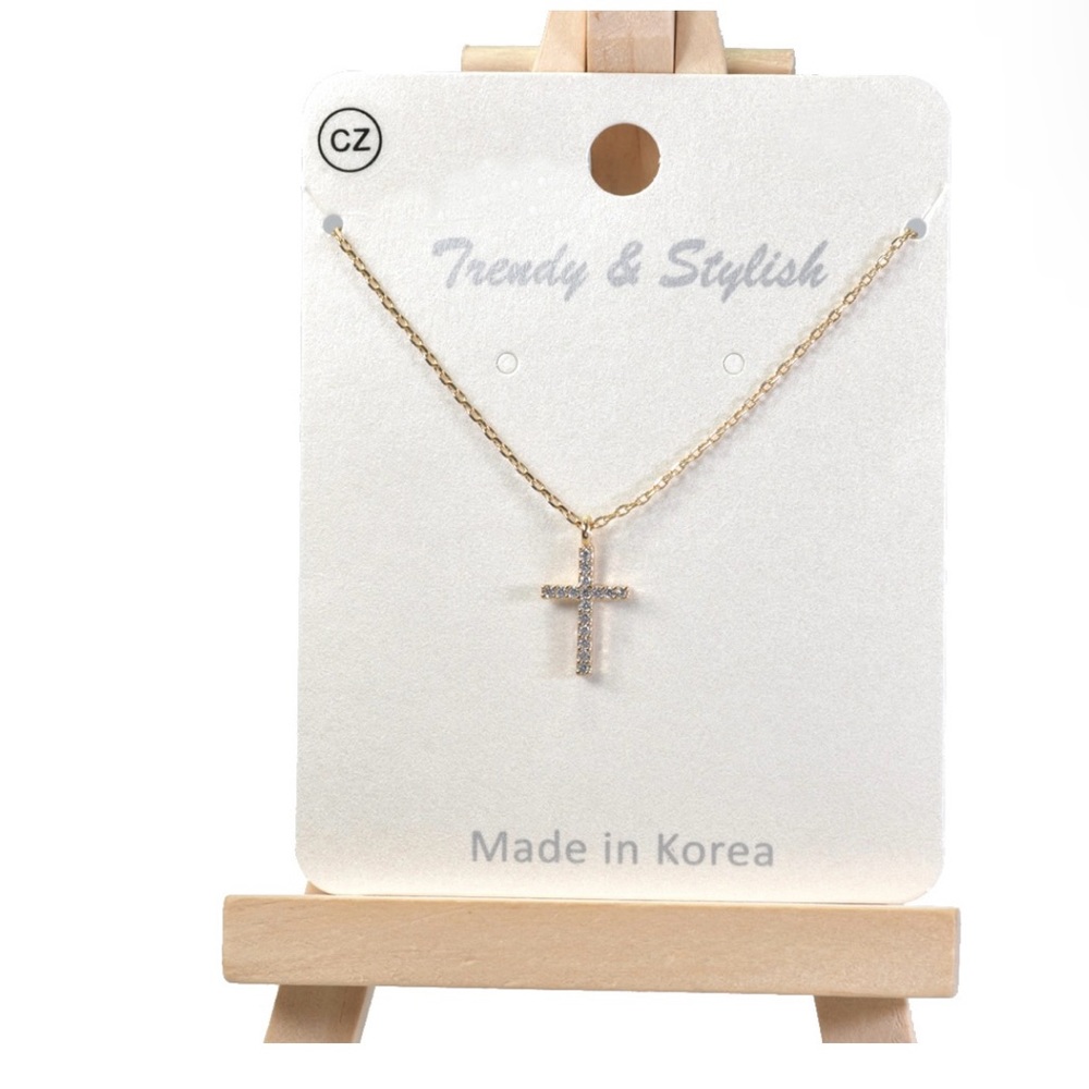 Gold  cross necklace